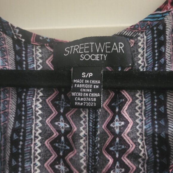 Mini Floral Boho Pattern Dress Small - Picture 4 of 4